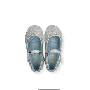 Sparkling Silver Kids Dress Shoes